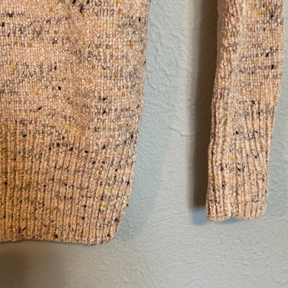 Prana Womens Size S Cypris Chenille Sweater Cream Marled Multicolored Speckles - Picture 5 of 13